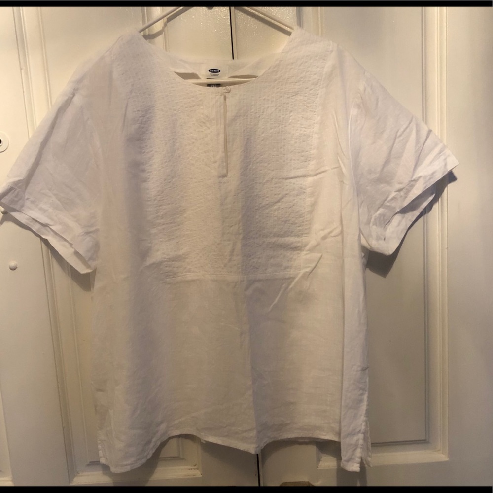White old navy blouse